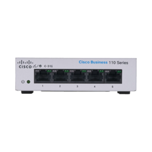 Cisco Business CBS110-5T-D 5-Port Gigabit unmanaged network switch for office and home use