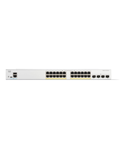 Cisco C1300-24P-4G 24-port PoE+ managed business switch with 4 uplinks