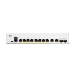 Cisco C1300-8T-E-2G 8 Port Gigabit Managed Switch with 2 Uplink Ports