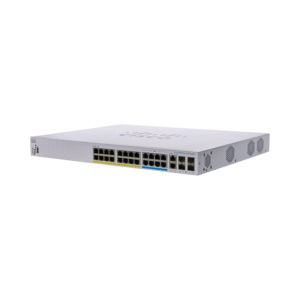 Cisco CBS350-24NGP-4X 24-Port PoE+ Managed Switch Front View