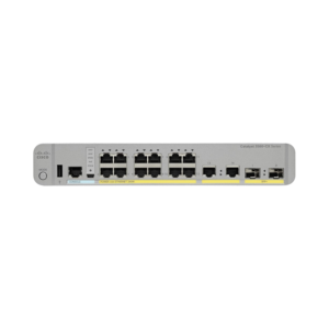 Cisco Catalyst WS-C3560CX-8PC-S compact 8-port managed PoE+ switch.