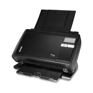 Kodak i2800 high-speed document scanner with 100-sheet ADF and duplex capability.