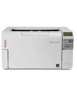 kodak i3500 document scanner front view with feeder open