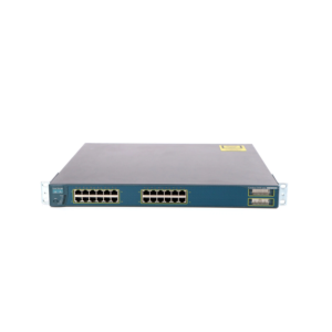 Cisco WS-C3550-24PWR-SMI 24 Port PoE Managed Switch Front View Enterprise Network Device
