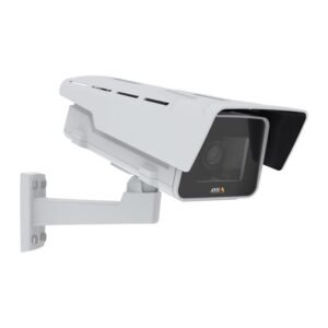 AXIS P1375-E outdoor NEMA 4X IP camera with durable weatherproof housing, ideal for sharp and reliable surveillance.