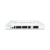 FortiGate-200F Firewall with 18 GE RJ45 ports, 8 GE SFP slots, and 4 10GE SFP+ ports.