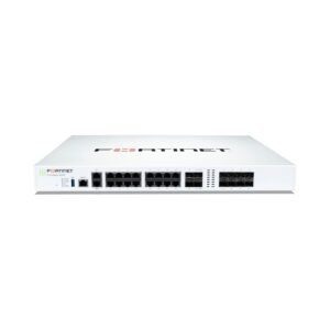 FortiGate-200F Firewall with 18 GE RJ45 ports, 8 GE SFP slots, and 4 10GE SFP+ ports.