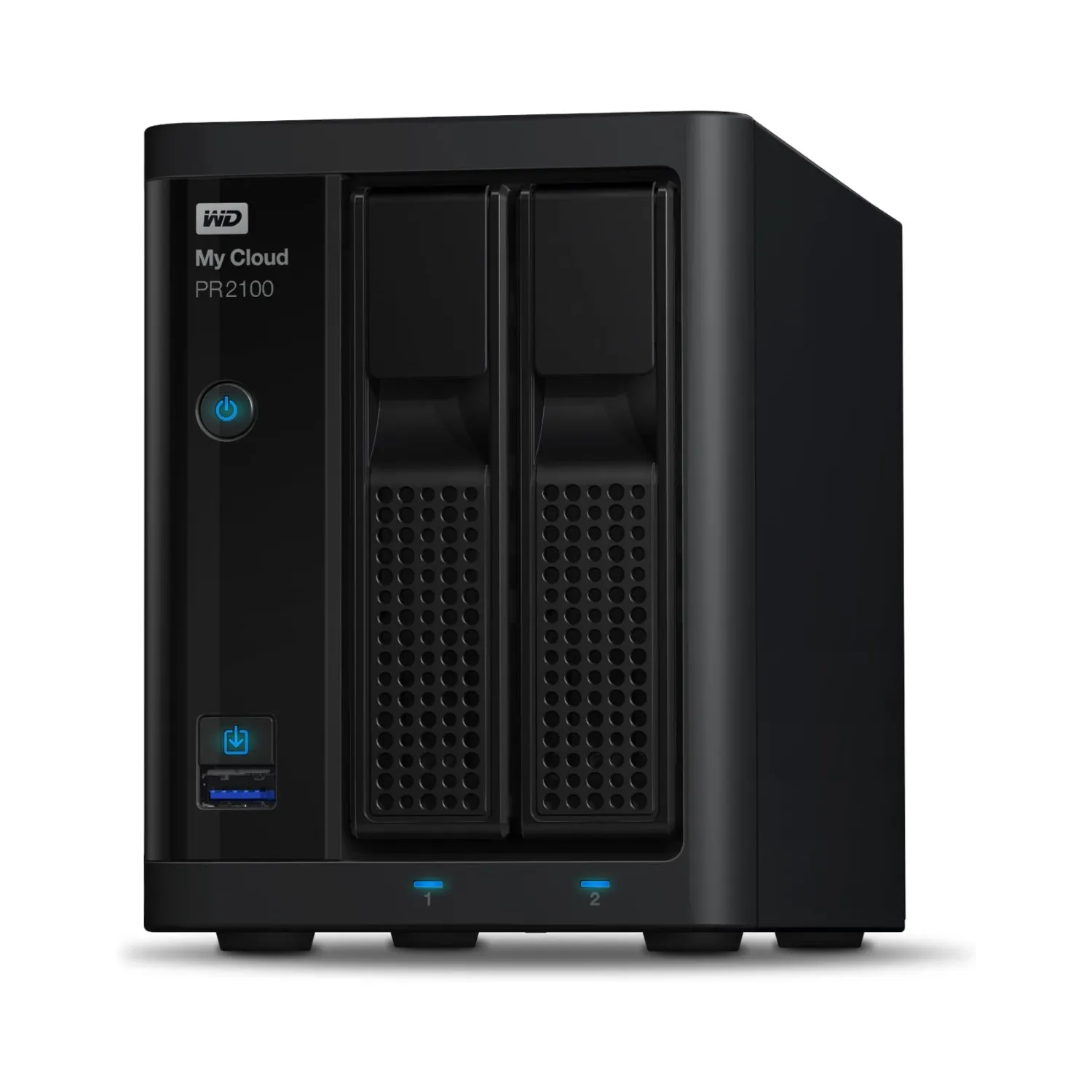 WD 8TB My Cloud Pro Series PR2100 Network Attached Storage - NAS - WDBBCL0080JBK-NESN