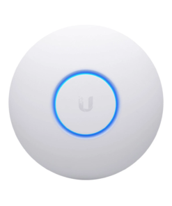 Ubiquiti UAP-NANOHD-US indoor access point with dual-band WiFi, MU-MIMO support, and PoE installation