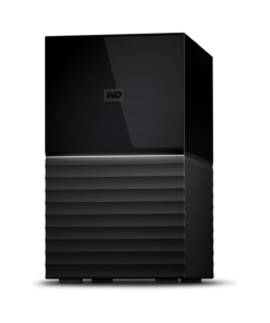 WD 28TB My Book Duo Desktop RAID External Hard Drive HDD, USB 3.1, With Password Protection and Auto Backup Software - WDBFBE0280JBK-NESN
