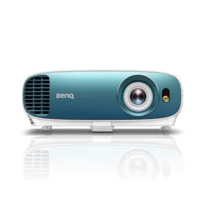 BenQ TK800M 4K UHD projector displaying vibrant HDR movie scene