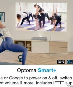 Optoma CinemaX P2 4K UHD Smart Laser Projector 11 71rF9xw 5RL. AC SL1300
