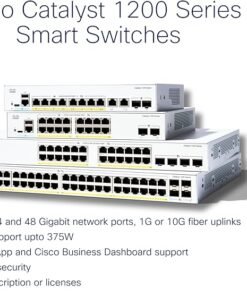 Cisco C1200-48P-4G 48 Port PoE Switch 5 Cisco C1200-48P-4G 48 Port Gigabit PoE Managed Switch with Uplinks