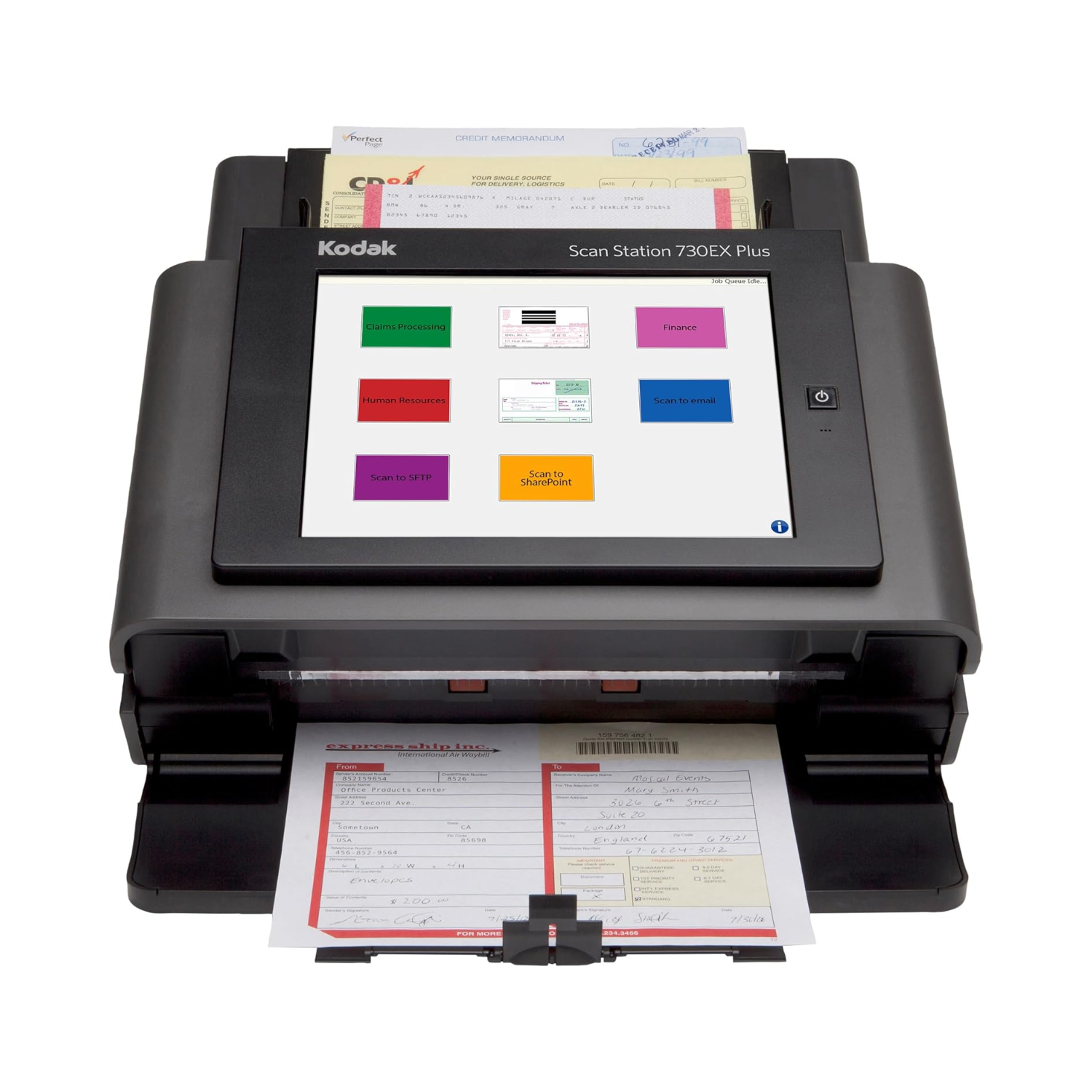 Kodak ZH0122 Scan Station 730EX desktop scanner for fast document scanning