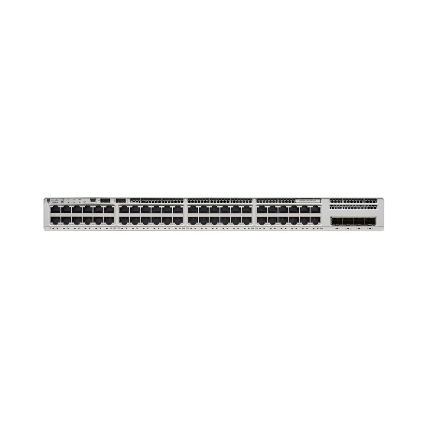 Cisco 9200L 48-Port Data Switch 1 Cisco C9200L-48T-4G-E Catalyst 9200L 48-Port Data Switch front view