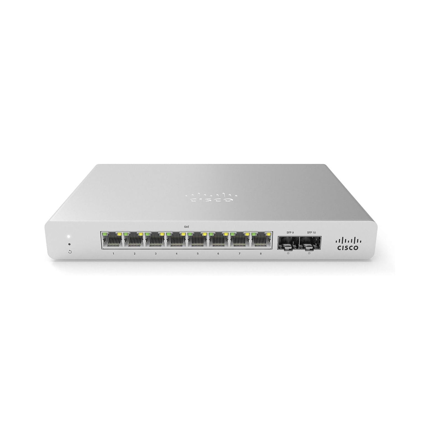 Cisco Meraki MS120-8LP-HW 8-Port PoE+ cloud-managed network switch front view