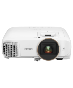 Epson Home Cinema 2150 white projector displaying a vibrant 1080p image
