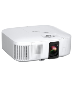 Epson Home Cinema 2350 4K PRO-UHD projector showing a vivid gaming scene.