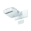 Epson BrightLink 695Wi ultra-short throw projector mounted on a classroom wall.